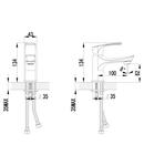 Фото №2 Смеситель для раковины Lemark Plus Shape LM1706C