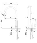 Фото №2 Смеситель для кухни Lemark Plus Shape LM1705C