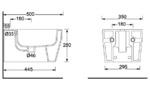 Фото №2 Биде подвесное BelBagno Alise BB540BH