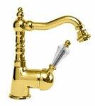фото Смеситель для биде Cezares Vintage золото, ручка Swarovski VINTAGE-BSM2-03/24-Sw