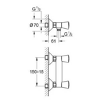 Фото №2 Смеситель для душа Grohe Costa S new 26317001