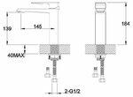 Фото №2 Смеситель для раковины BelBagno ARLIE ARL-LVMA-CRM