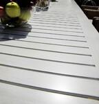 Фото №5 Раскладной большой обеденный стол &quot;Тоскана&quot; из алюминия