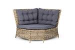 фото Плетеный круглый диванный модуль бергамо