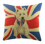 фото Подушка с принтом Union Jack Westie