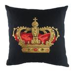 фото Подушка с принтом King Crown Black