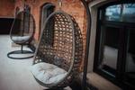 Фото №2 Подвесное кресло "Флоренция"  темно  - коричневое