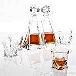 фото Набор Eichholtz Decanter Sapphire Set of 6 для спиртного