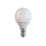 фото Cветодиодная лампа шар Voltega 220V E14 7W (соответствует 70W) 650Lm 2800K (теплый белый) 7054