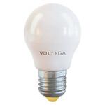 фото Cветодиодная лампа шар Voltega 220V E27 7W (соответствует 70W) 650Lm 2800K (теплый белый) 7052