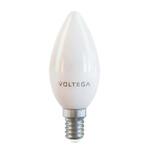 фото Светодиодная лампа свеча Voltega 220V E14 7W (соответствует 70W) 680Lm 4000K (белый) 7049