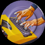 фото Тарелка Typewriter