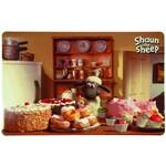 фото Коврик под миску Trixie Shaun the Sheep для кошек 44х28 см фотомотив баранчик Shaun