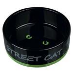 фото Миска Trixie Street Cat для кошек керамическая 0,3 л/ф12 см