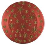 фото Nachtmann Golden Stars Charger Plate Red/Gold, тарелка