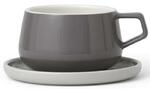 фото VIVA Scandinavia Ella™ Чайная чашка с блюдцем 0,3 л, фарфор, серый