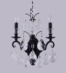 фото Настенное бра Crystal Lux Magnifico MAGNIFICO AP2 BLACK/TRANSPARENT