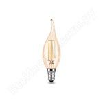 фото Лампа led candle tailed golden e14 5w 4100k gauss filament 104801805