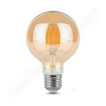 фото Лампа led g95 e27 6w golden 2400k gauss filament 105802006