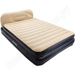 фото Надувная кровать со встроенным насосом bestway soft-back elevated airbed 226х152х74 см 67483 bw