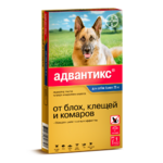 фото Адвантикс капли д/собак от блох и клещей от 25 кг (1 пипетка)