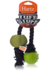 фото Игрушка д/собак - Перетяжка с двумя мячами, мягкая (1 шт)