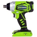 фото Аккумуляторный ударный гайковерт greenworks g24iw