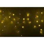 фото Гирлянда neon-night айсикл бахрома, 4,8 х 0,6 м, прозрачный пвх, 176 led желтые 255-141