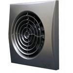 фото Осевой вытяжной вентилятор с обратным клапаном era aura 4c d 100 dark gray metal 87-986