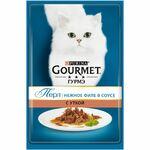 фото Влажный корм (пауч)  для кошек Гурме Перл  (Gourmet Perle) Мини-филе с уткой (85 г)