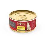 фото Молина консервы для кошек цыпленок с сыром (80 г)