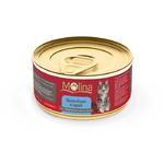 фото Молина консервы для кошек цыпленок с крабами (80 г)
