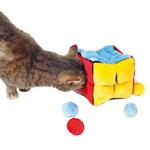 фото TRIXIE Игрушка для кошки &quot;Кубик&quot; 14х14х14см, плюш, с кошачьей мятой (14х14х14см)