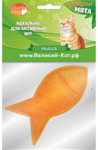 фото Игрушка д/к  Рыбка с кошачьей мятой (1 шт)
