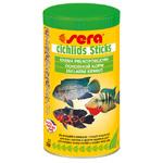 фото SERA корм д/рыб Cichlids Sticks корм д/цихлид и других крупых рыб в виде палочек (1 л)