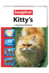 фото BEAPHAR Kitty’s + Taurin + Biotin — Витаминизированное лакомство для кошек сердечки (75 таб)