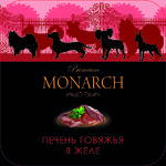 фото Monarch консервы для собак Печень говяжья в желе (150 г)