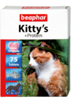фото BEAPHAR Kitty’s + Protein — Витаминизированное лакомство для кошек, с протеином (75 таб)