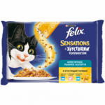 фото FELIX Sensations с хрустящим топпингом Рыба (3*85г+12г)