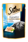 фото Sheba Appetito пауч д/к ломтики в желе с тунцом и лососем (85г)