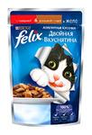 фото FELIX Двойная Вкуснятина Говядина и Домашняя птица в желе  (85 г)