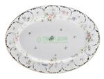 фото Блюдо Porcelaine Czech Gold Hands Сакура LUISA027G OVAL32