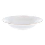 фото Тарелка глубокая 22.5см золотой вензель Porcelaine czech gh
