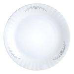 фото Тарелка мелкая 24см платиновый вензель Porcelaine czech gh
