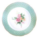 фото Тарелка десертная 19см зелёный Porcelaine czech gh
