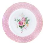 фото Тарелка мелкая 25см розовый Porcelaine czech gh