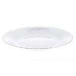 фото Тарелка мелких 21см платиновый вензель Porcelaine czech gh
