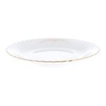 фото Тарелка мелкая 21см золотой вензель Porcelaine czech gh