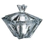 фото Конфетница с крышкой метрополитен 15см Crystalite bohemia