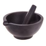 фото Ступка 13x6 см с пестиком чугун Fissman CI-4120.MR